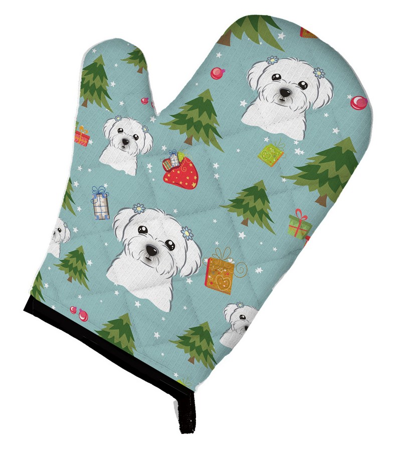 Picture of Carolines Treasures BB4997OVMT Christmas Maltese Oven Mitt
