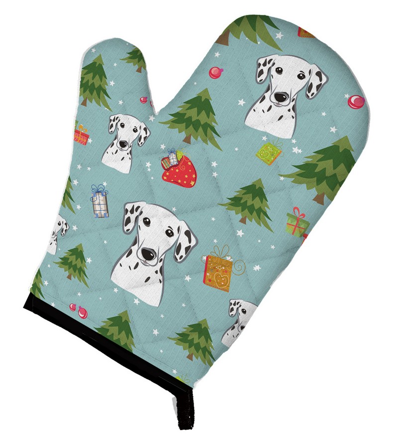 Picture of Carolines Treasures BB4999OVMT Christmas Dalmatian Oven Mitt