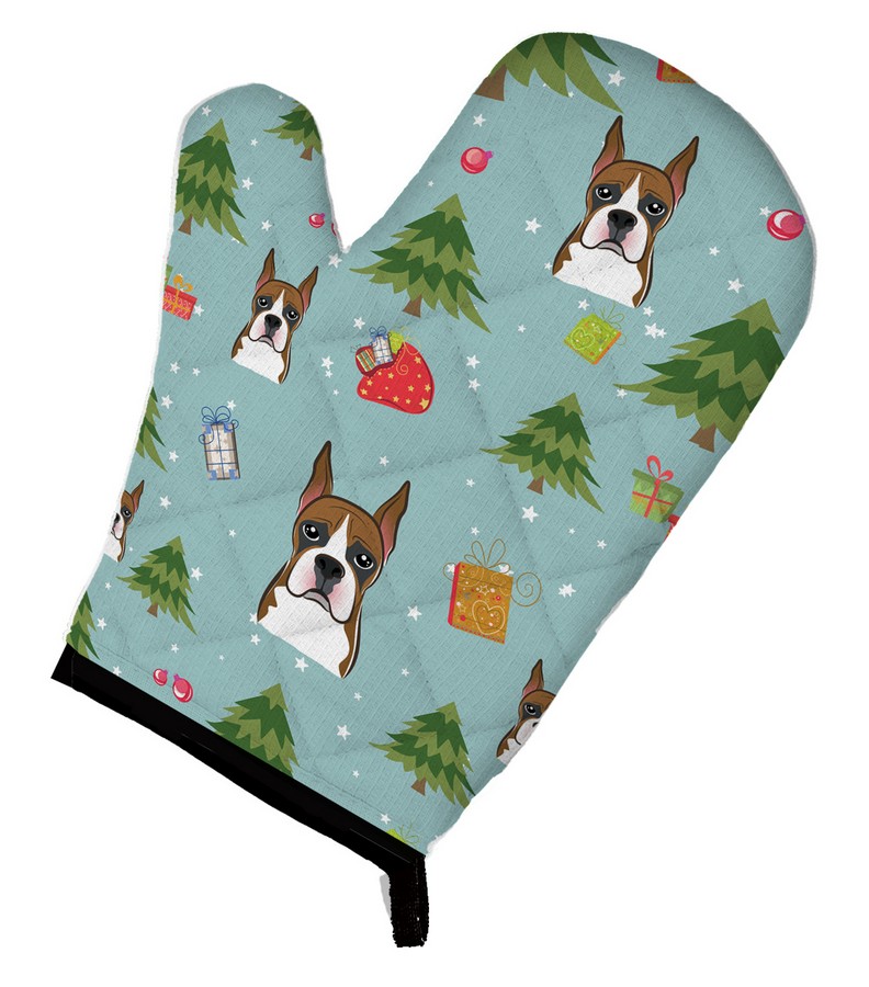 Picture of Carolines Treasures BB5012OVMT Christmas Boxer Oven Mitt