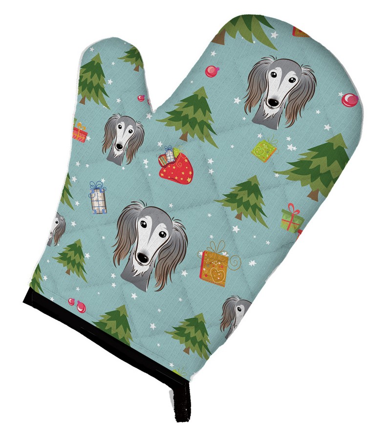 Picture of Carolines Treasures BB5018OVMT Christmas Saluki Oven Mitt