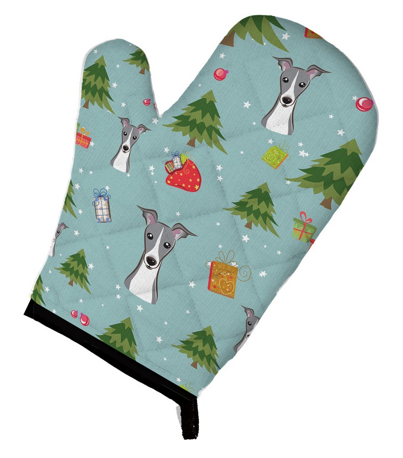 Picture of Carolines Treasures BB5025OVMT Christmas Italian Greyhound Oven Mitt