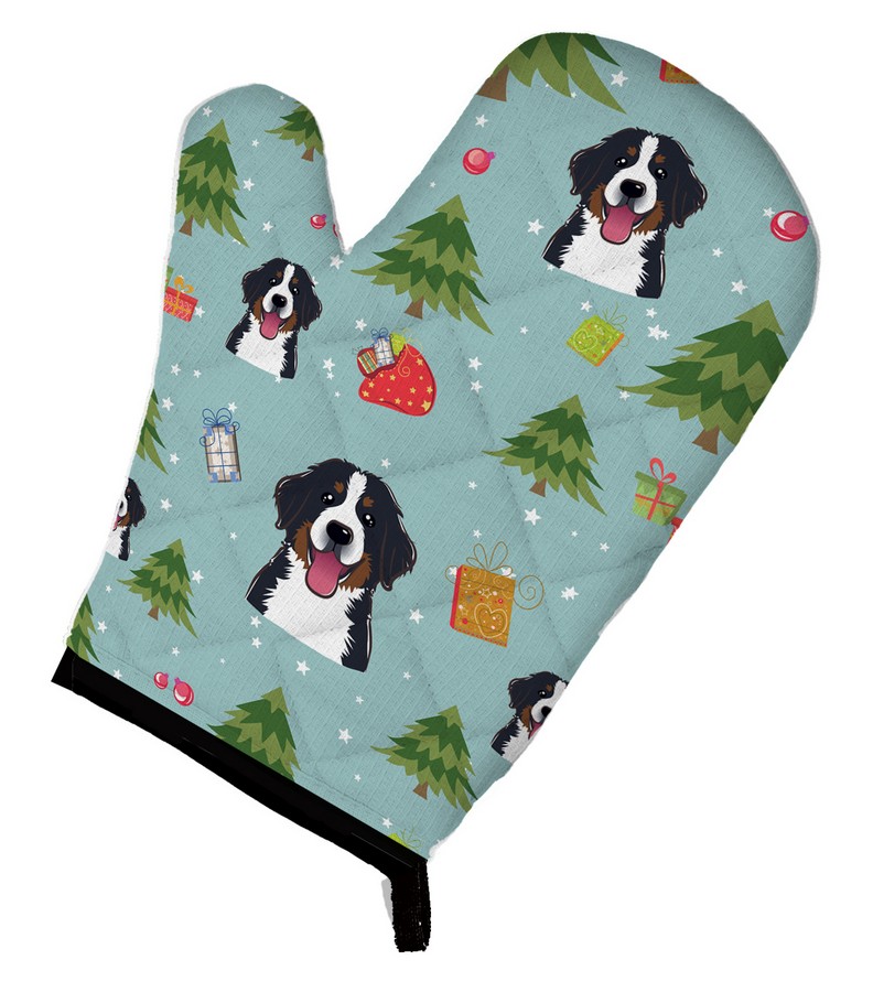 Picture of Carolines Treasures BB5026OVMT Christmas Bernese Mountain Dog Oven Mitt