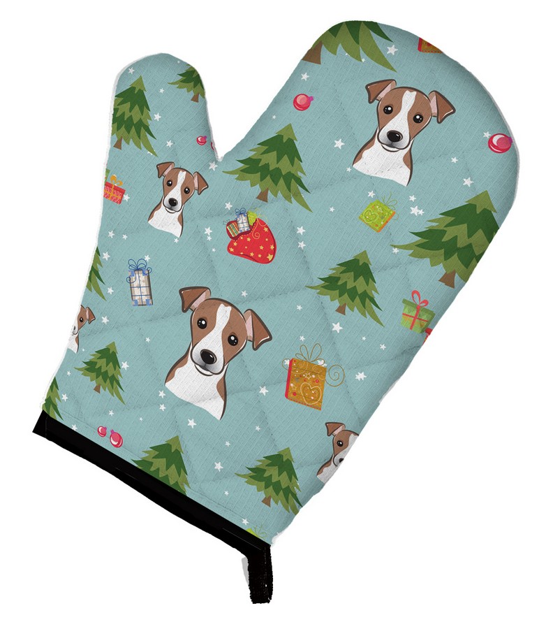 Picture of Carolines Treasures BB5049OVMT Christmas Jack Russell Terrier Oven Mitt