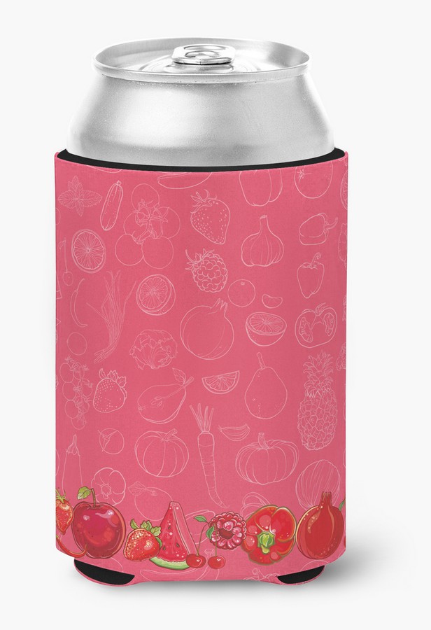 Fruits & Vegetables in Red Can or Bottle Hugger