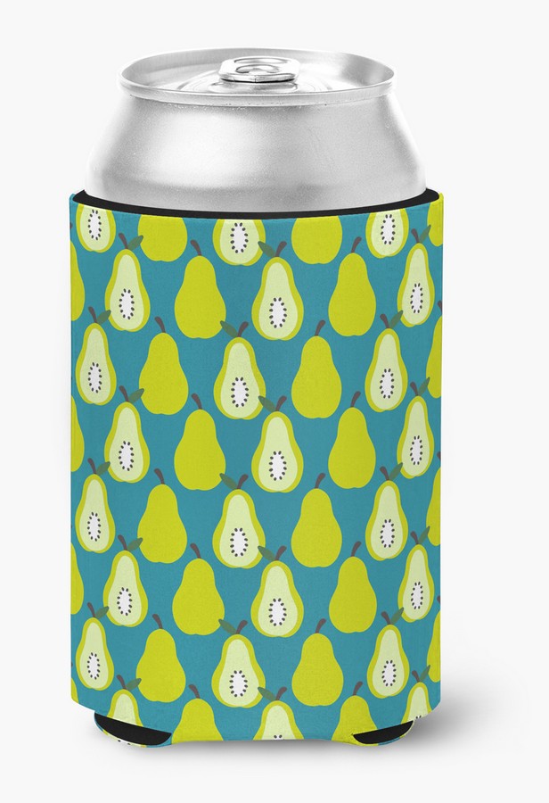 Pears on Green Can or Bottle Hugger