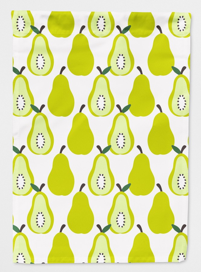 Pears on White Flag Garden Size