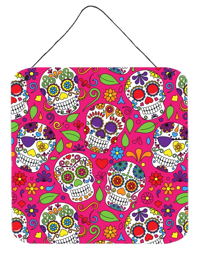 BB5115DS66 Day of the Dead Pink Wall or Door Hanging Prints
