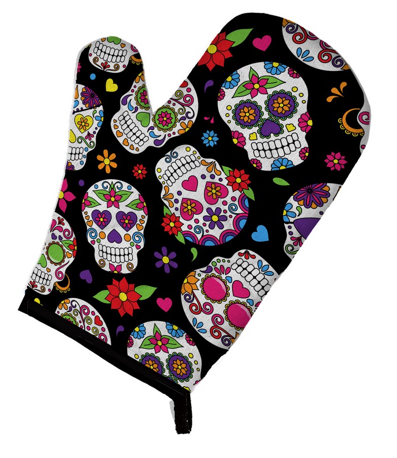 Picture of Carolines Treasures BB5116OVMT Day of the Dead Black Oven Mitt