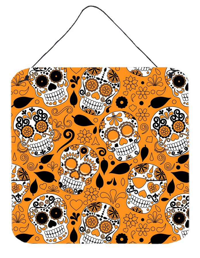 BB5118DS66 Day of the Dead Orange Wall or Door Hanging Prints