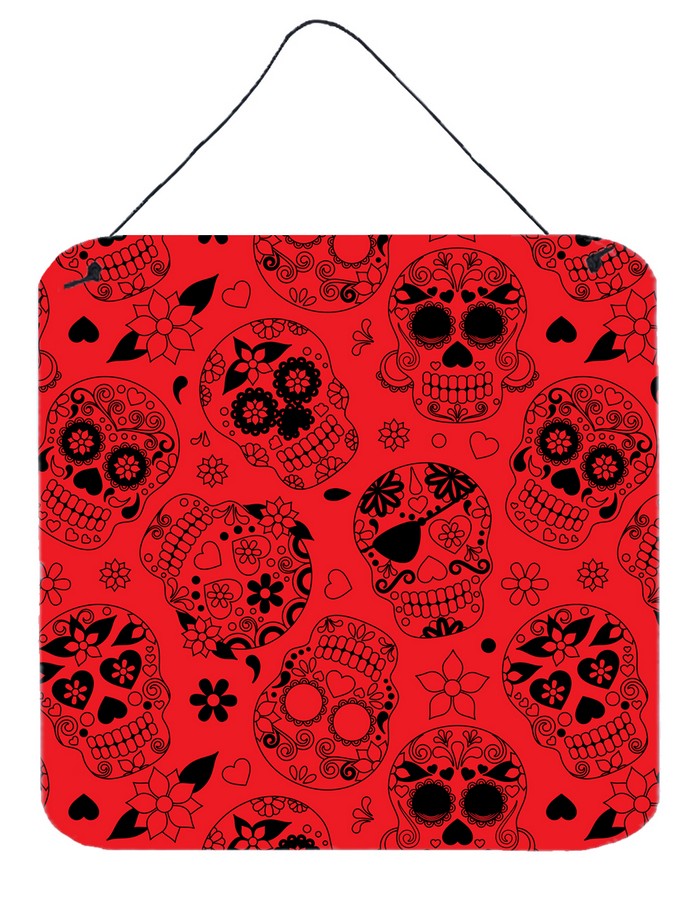 BB5119DS66 Day of the Dead Orange Wall or Door Hanging Prints