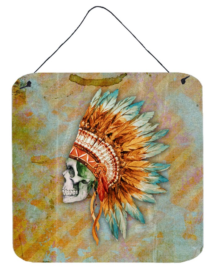 BB5127DS66 Day of the Dead Indian Skull Wall or Door Hanging Prints