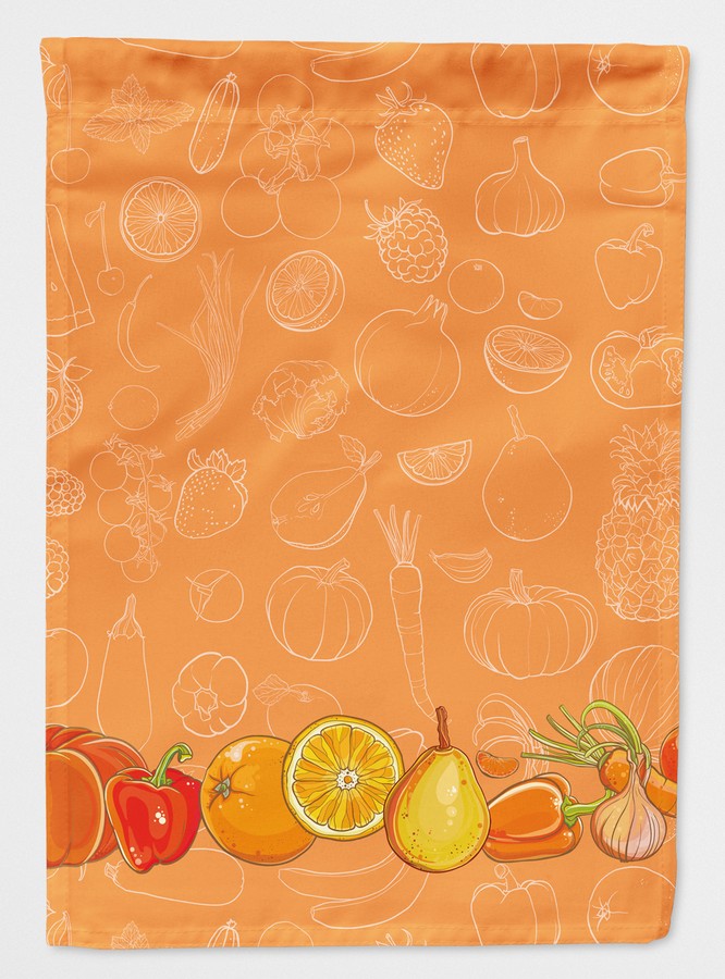 Fruits & Vegetables in Orange Flag Garden Size