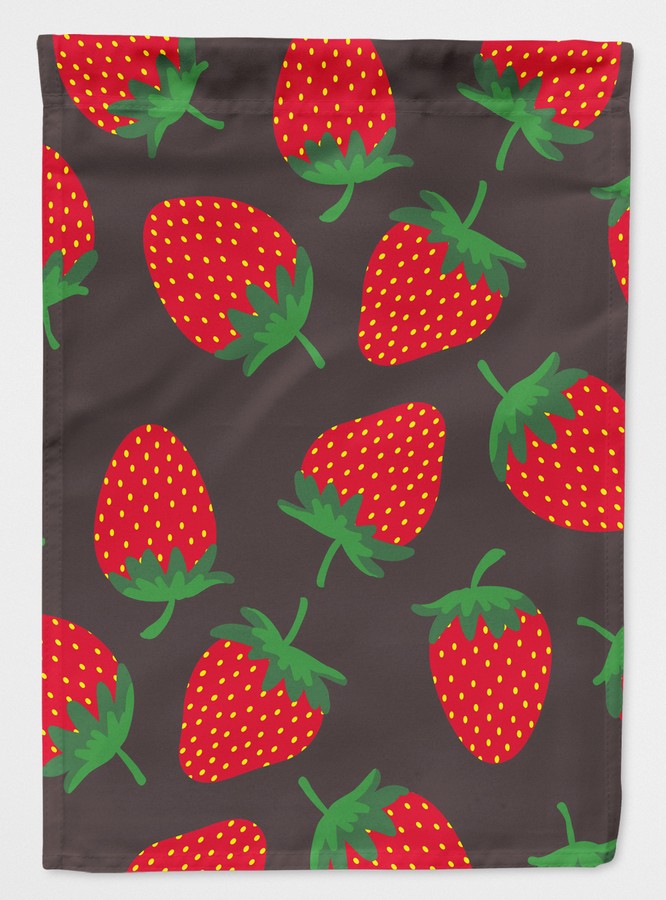 Strawberries on Grey Flag Garden Size