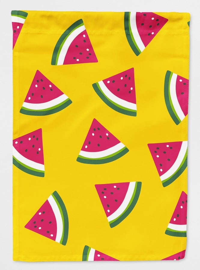 Watermelon on Yellow Flag Garden Size