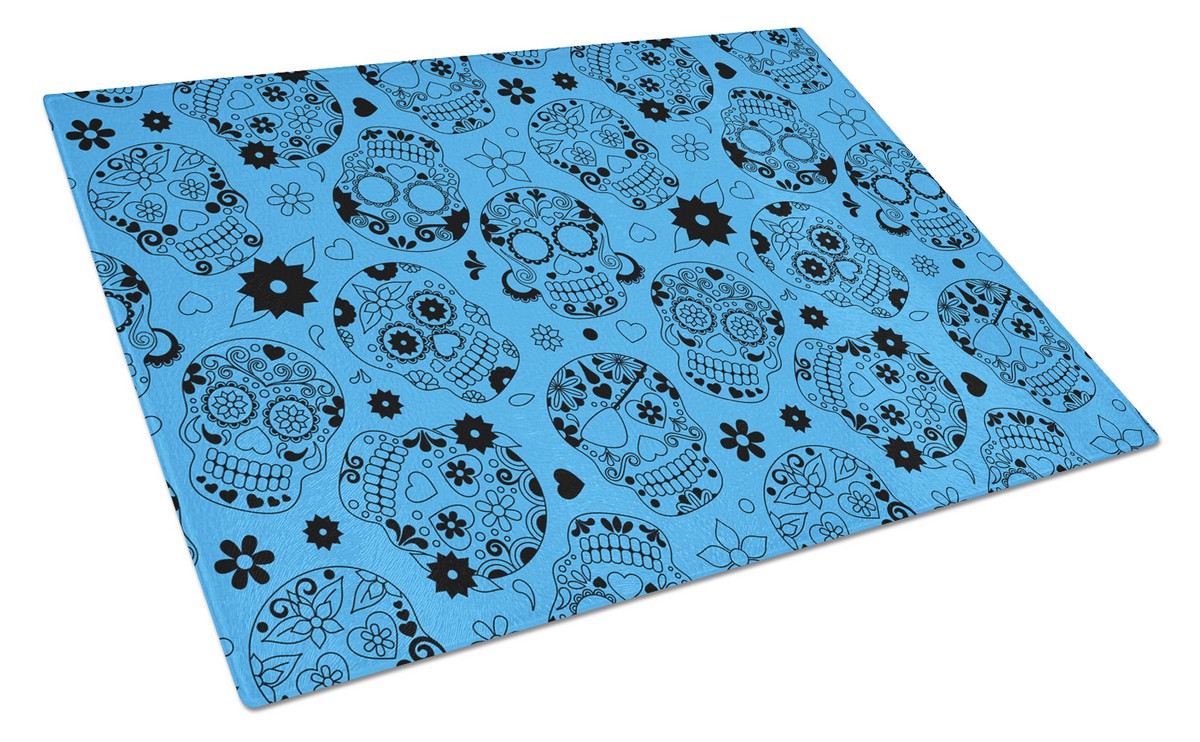 BB5120LCB Day of the Dead Red Glass Cutting Board, Large
