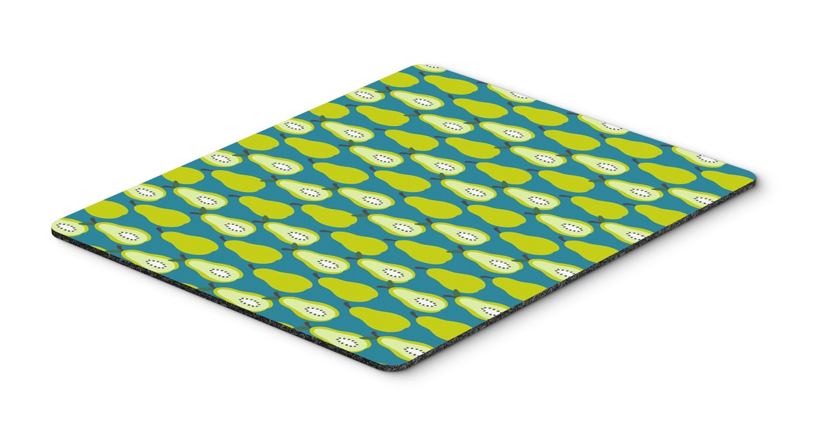 Pears on Green Mouse Pad, Hot Pad or Trivet