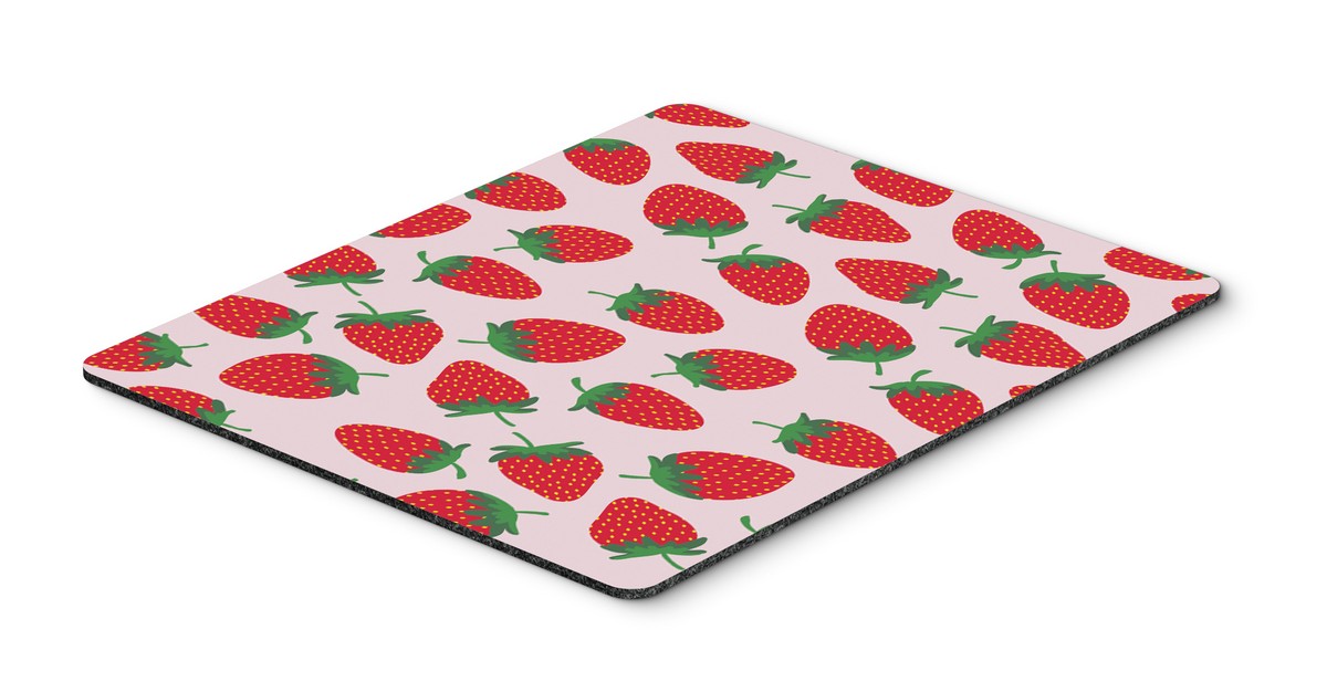 BB5146MP Strawberries on Pink Mouse Pad, Hot Pad or Trivet