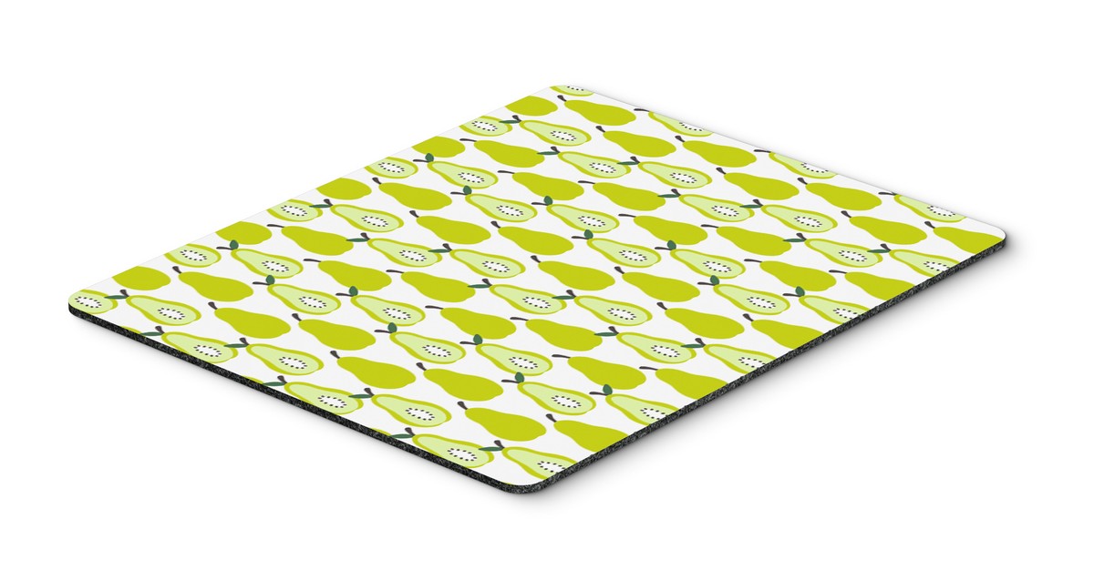 Pears on White Mouse Pad, Hot Pad or Trivet