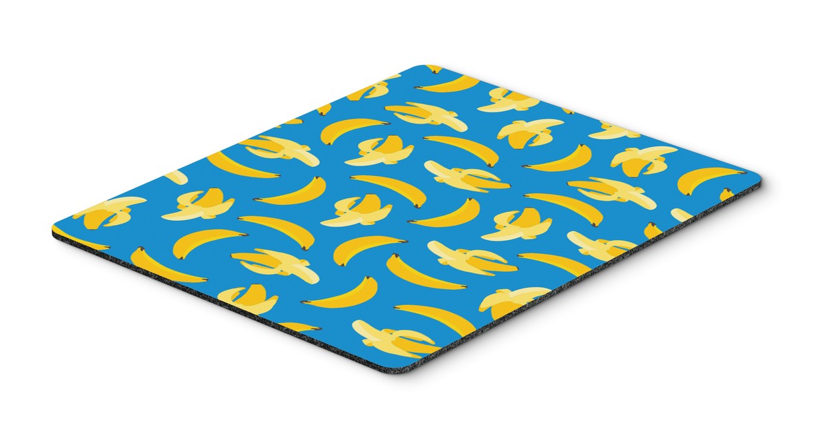 BB5149MP Bananas on Blue Mouse Pad, Hot Pad or Trivet