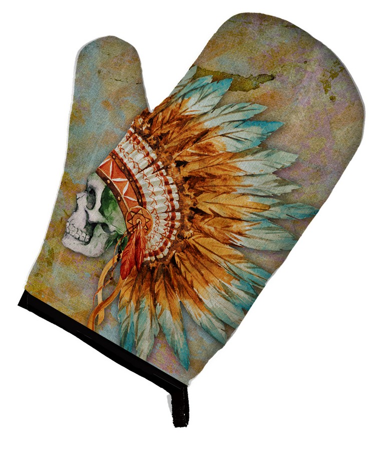 BB5127OVMT Day of the Dead Indian Skull Oven Mitt
