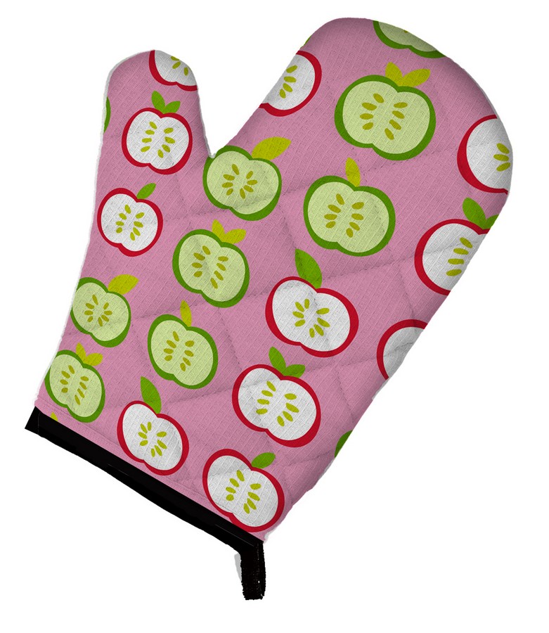 BB5141OVMT Apples on Pink Oven Mitt