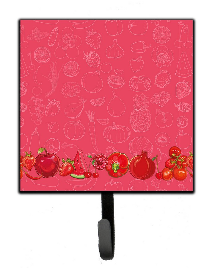 Fruits & Vegetables in Red Leash or Key Holder
