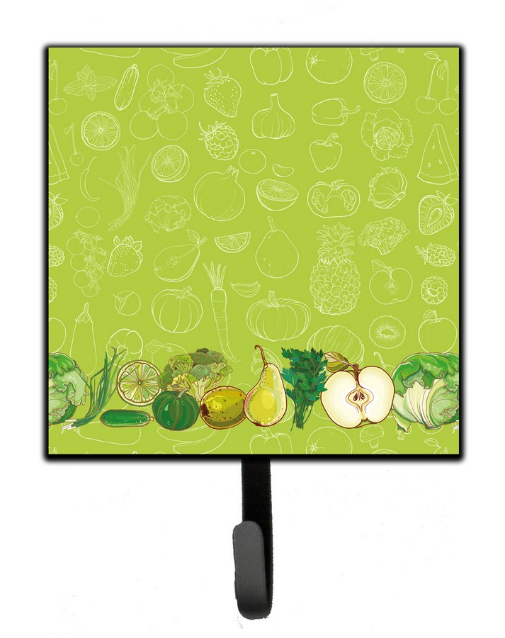 Fruits & Vegetables in Green Leash or Key Holder