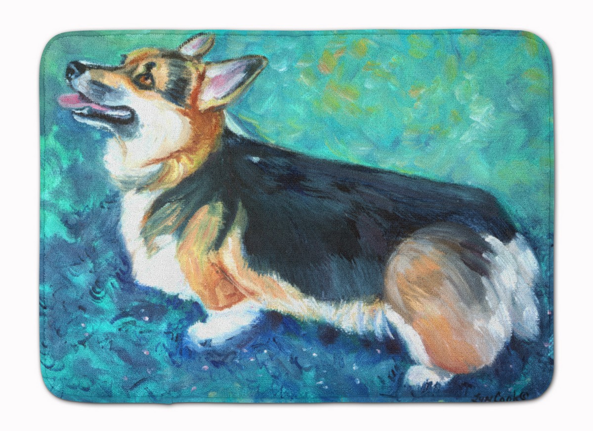 7408RUG Corgi Pembroke Machine Washable Memory Foam Mat