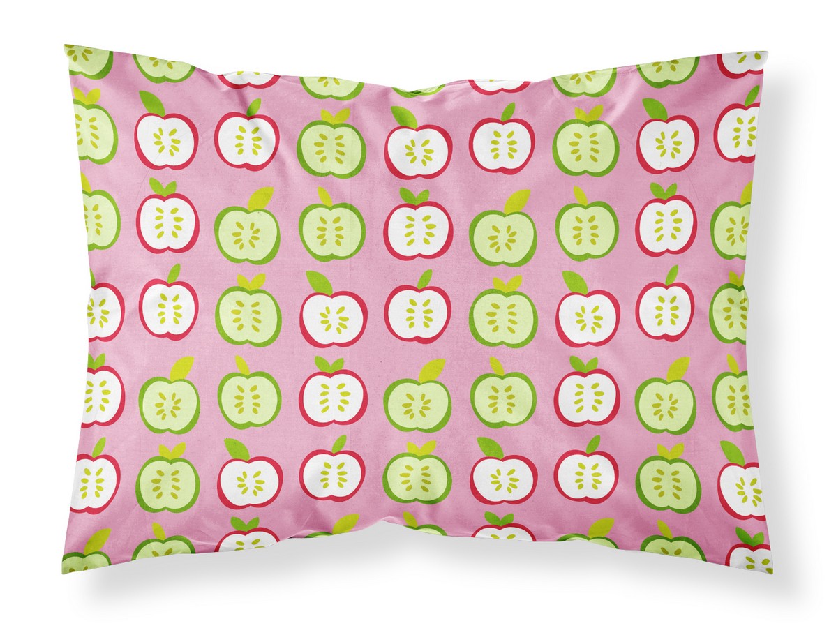 BB5141PILLOWCASE Apples on Pink Fabric Standard Pillowcase