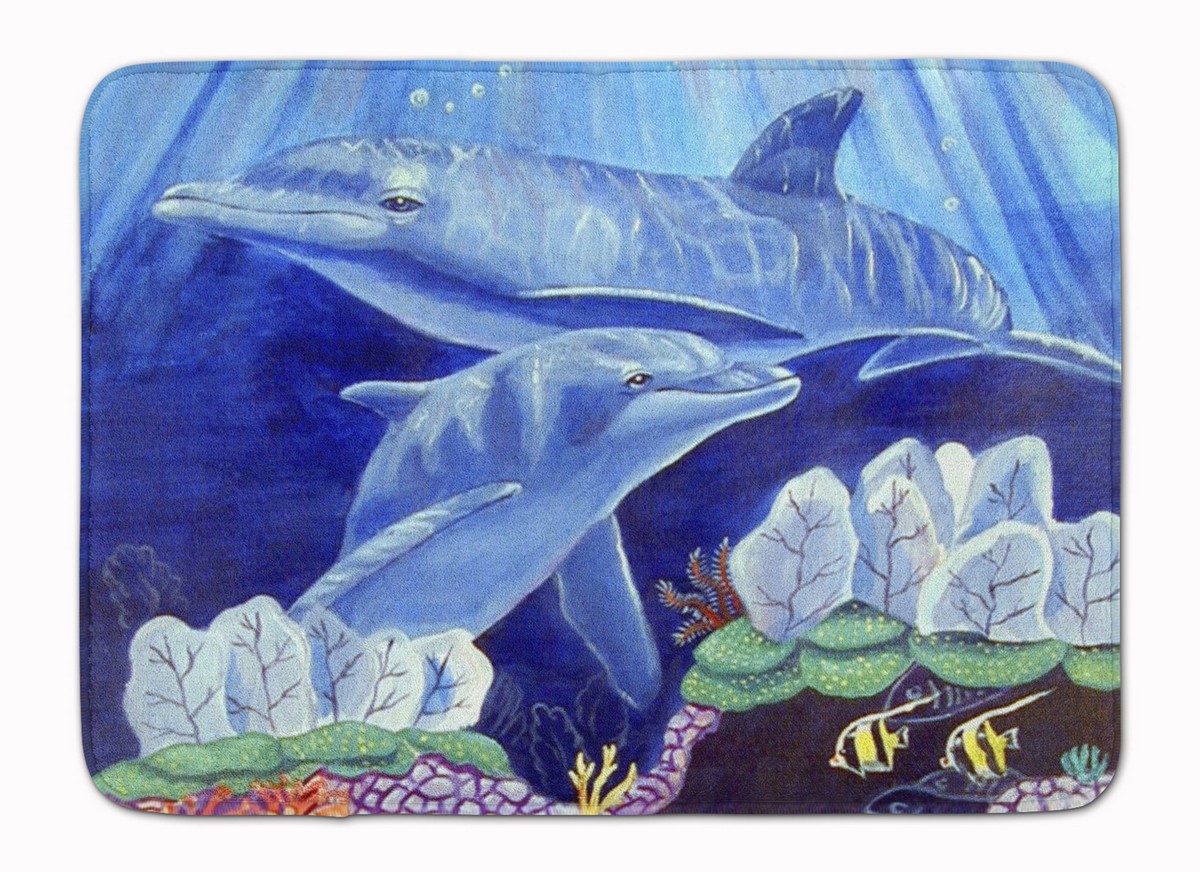 Dolphin Under the Sea Machine Washable Memory Foam Mat