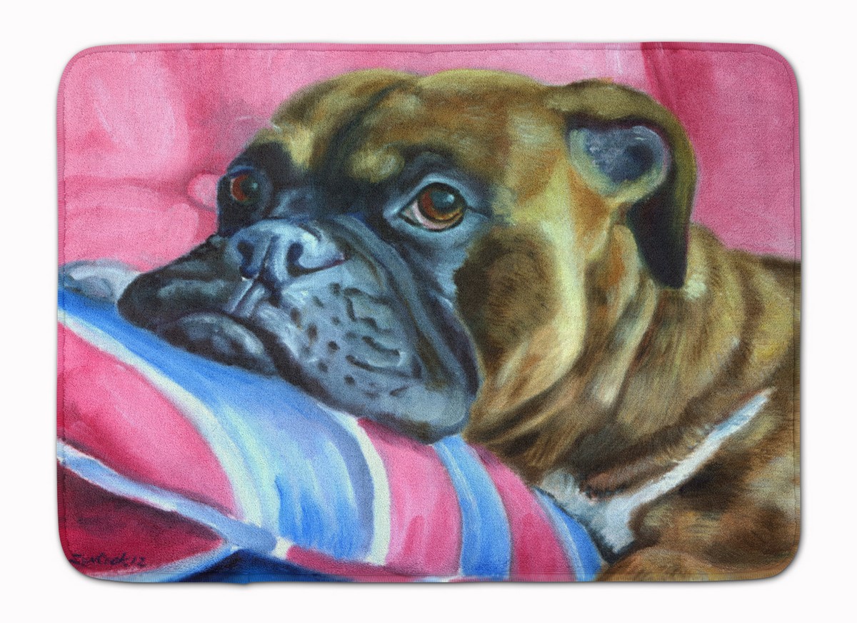 7347RUG Fawn Boxer Machine Washable Memory Foam Mat
