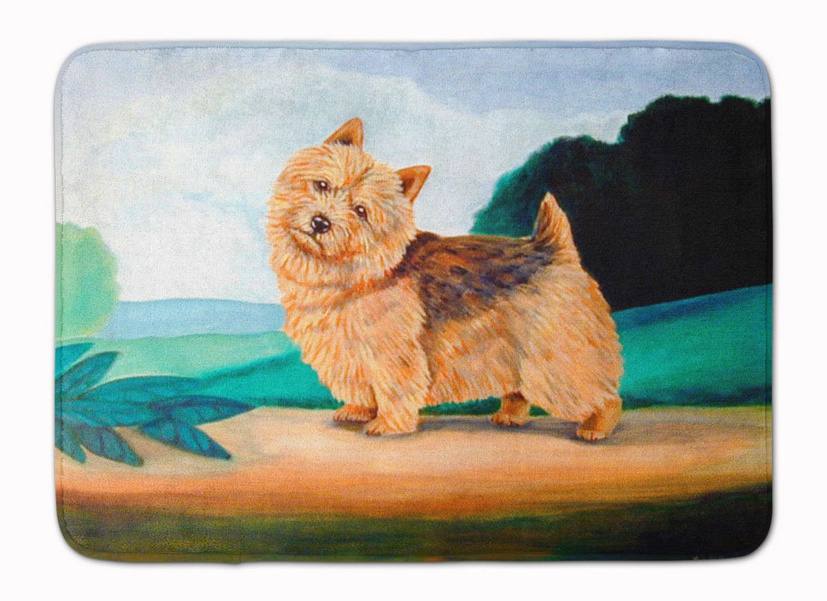 7519RUG Norwich Terrier Machine Washable Memory Foam Mat