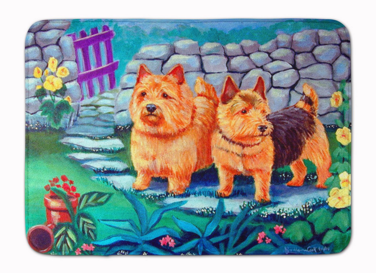 7520RUG Norwich Terrier Machine Washable Memory Foam Mat