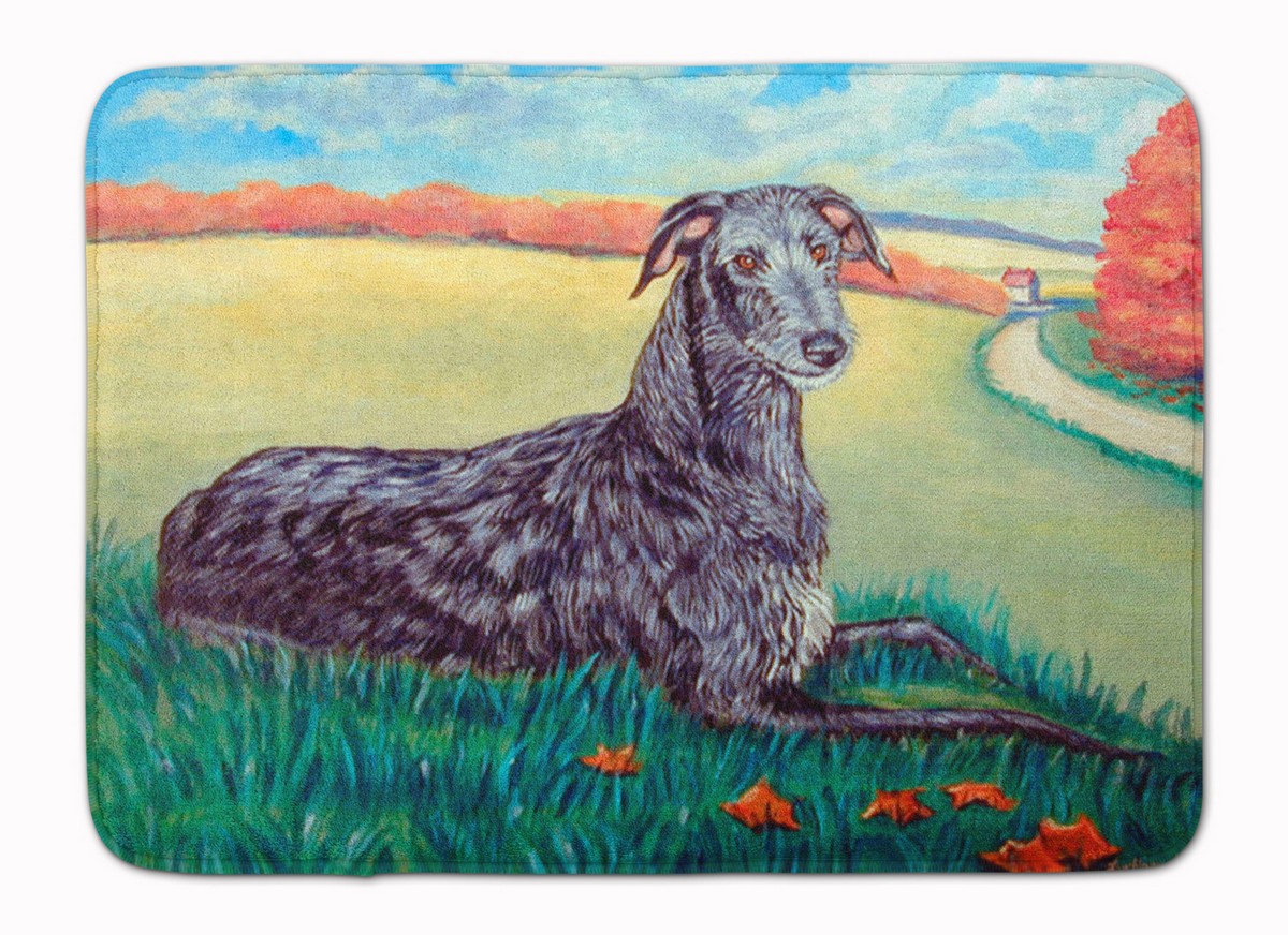 7521RUG Scottish Deerhound Machine Washable Memory Foam Mat