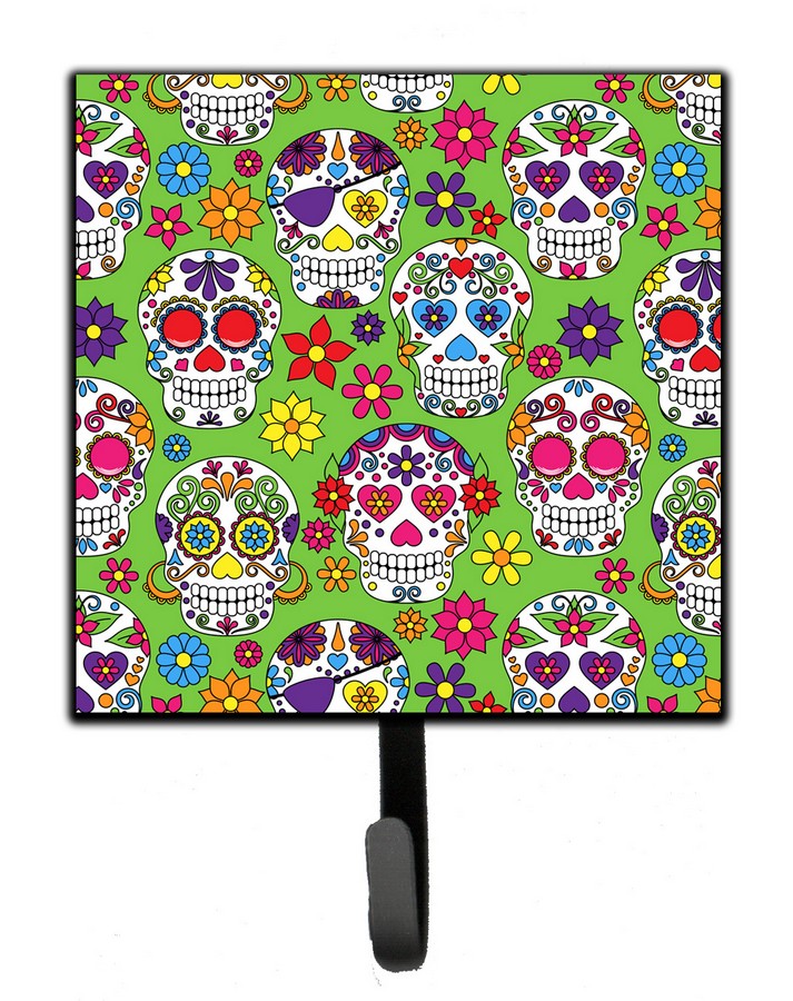 Day of the Dead Green Leash or Key Holder