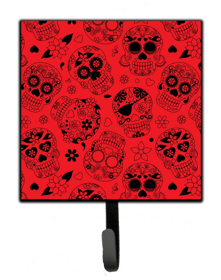 Day of the Dead Orange Leash or Key Holder