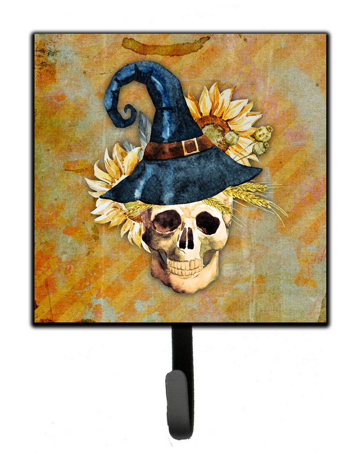Day of the Dead Witch Skull Leash or Key Holder