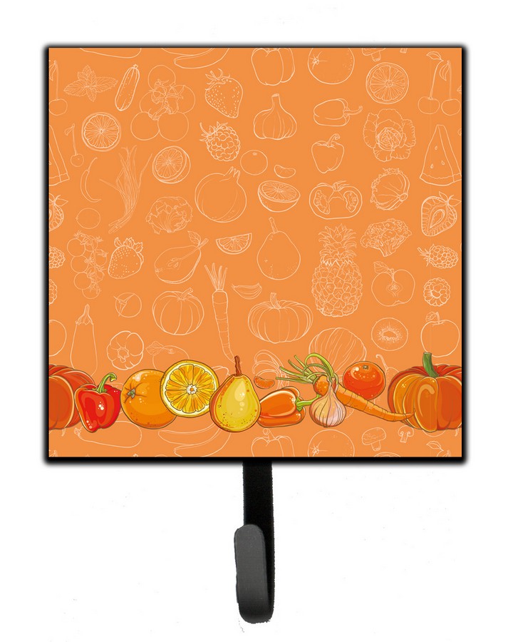 Fruits & Vegetables in Orange Leash or Key Holder