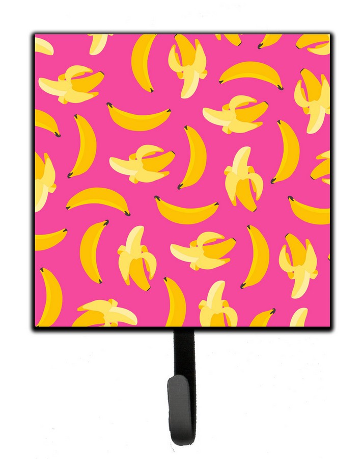 Bananas on Pink Leash or Key Holder