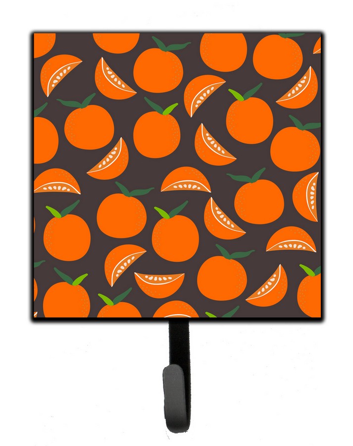 Orange on Grey Leash or Key Holder
