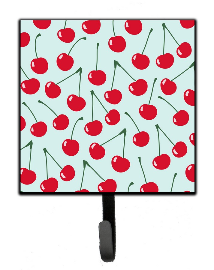 Cherries on Blue Leash or Key Holder