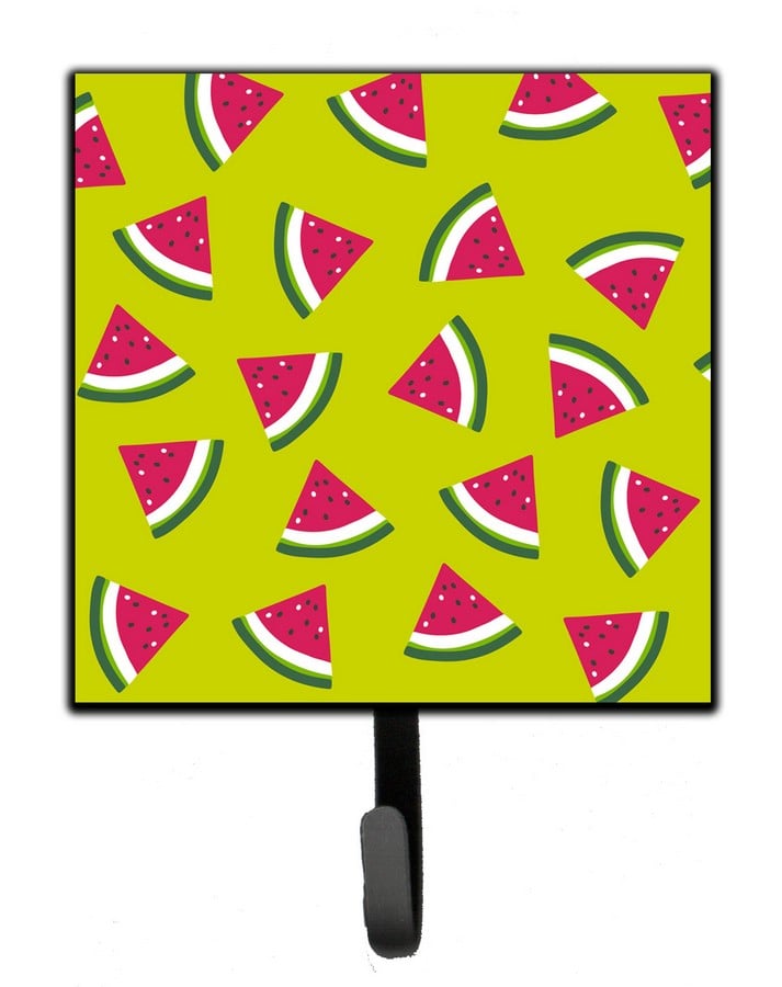 Watermelon on Lime Green Leash or Key Holder