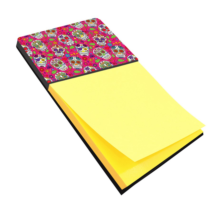 Day of the Dead Pink Sticky Note Holder