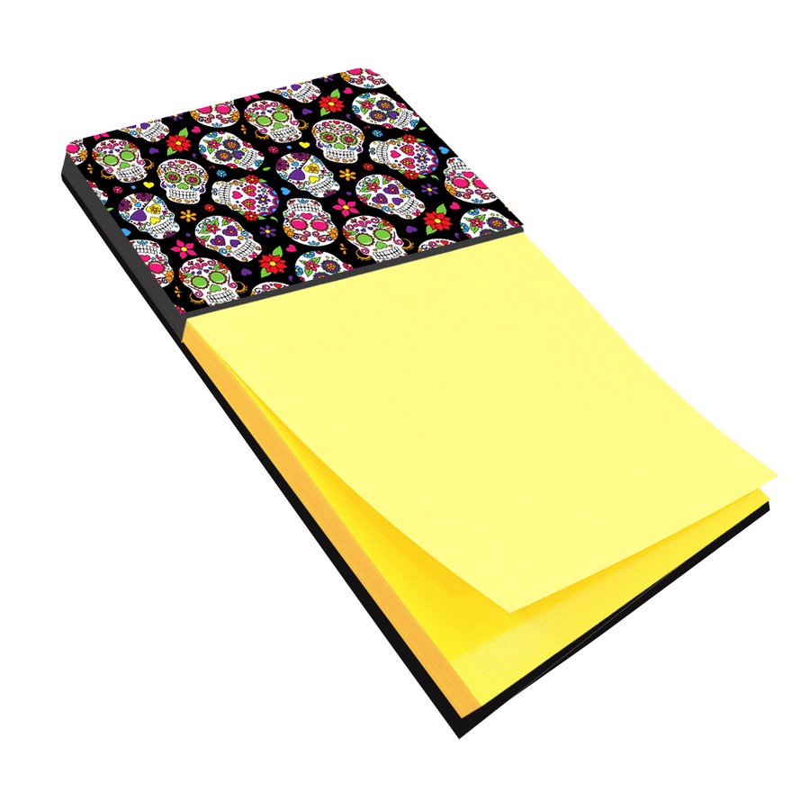 Day of the Dead Black Sticky Note Holder