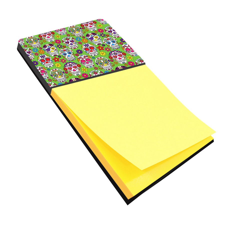 Day of the Dead Green Sticky Note Holder