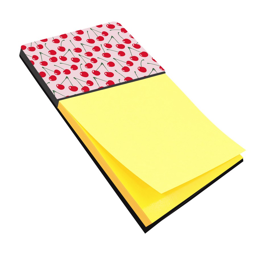 BB5139SN Cherries on Pink Sticky Note Holder