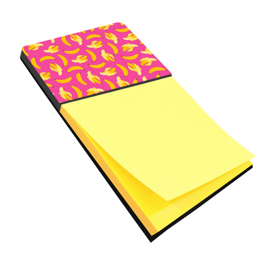 Bananas on Pink Sticky Note Holder