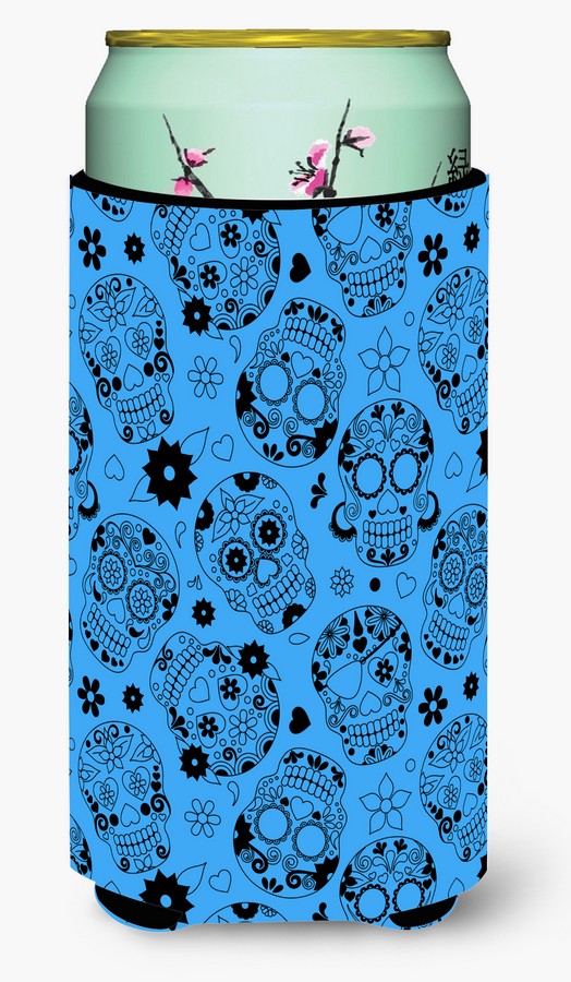 Day of the Dead Red Tall Boy Beverage Insulator Hugger