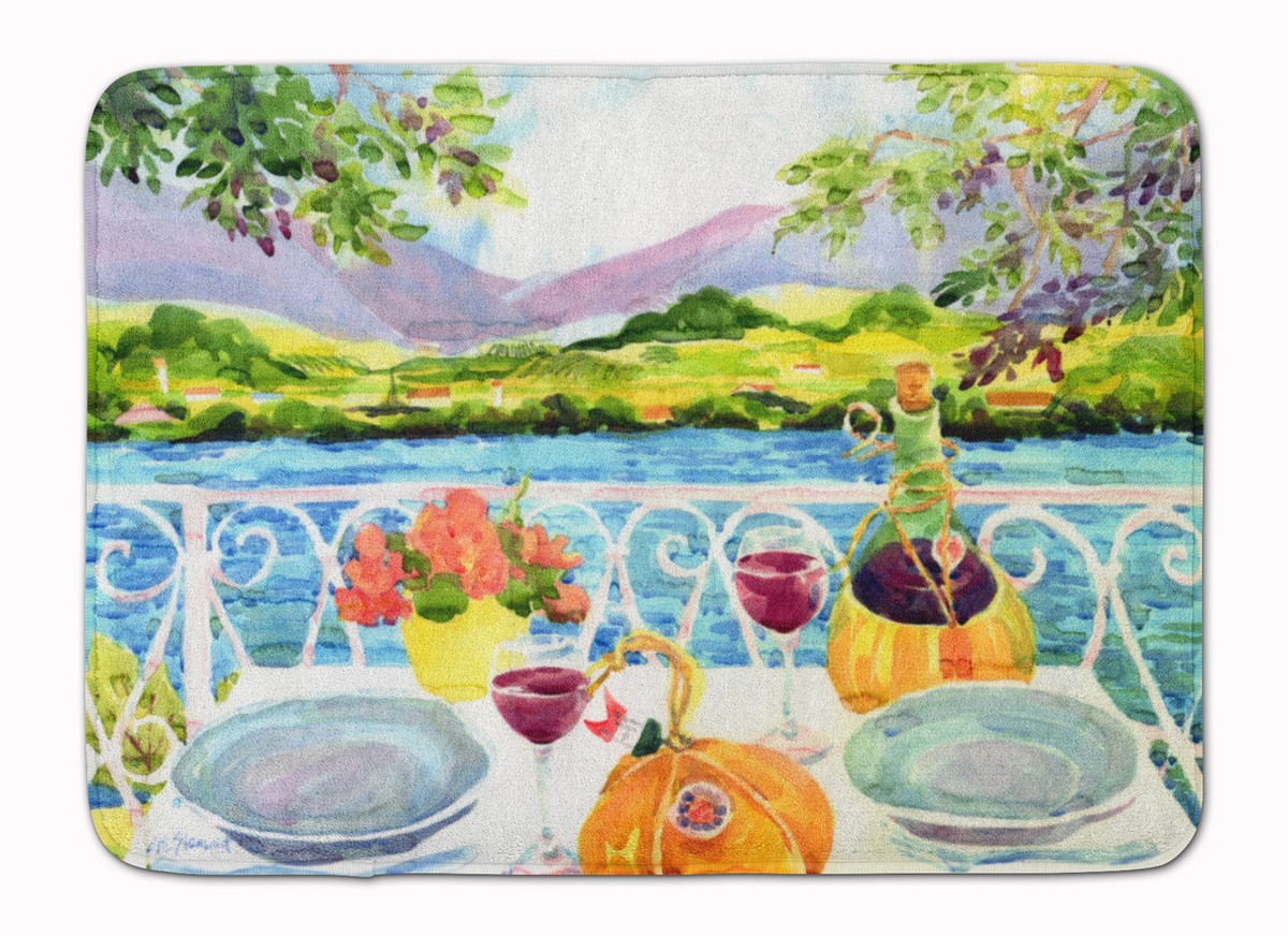 Afternoon of Grape Delights Wine Machine Washable Memory Foam Mat