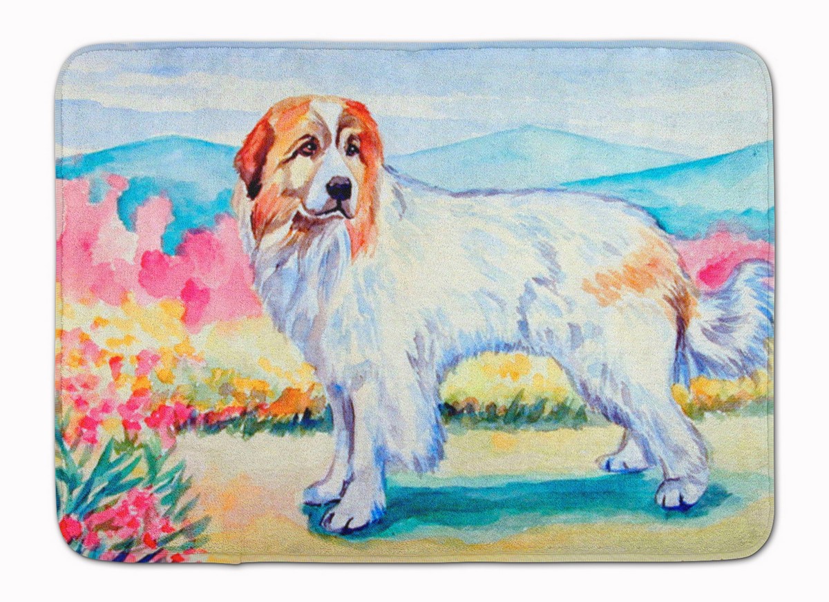 7130RUG Great Pyrenees Machine Washable Memory Foam Mat
